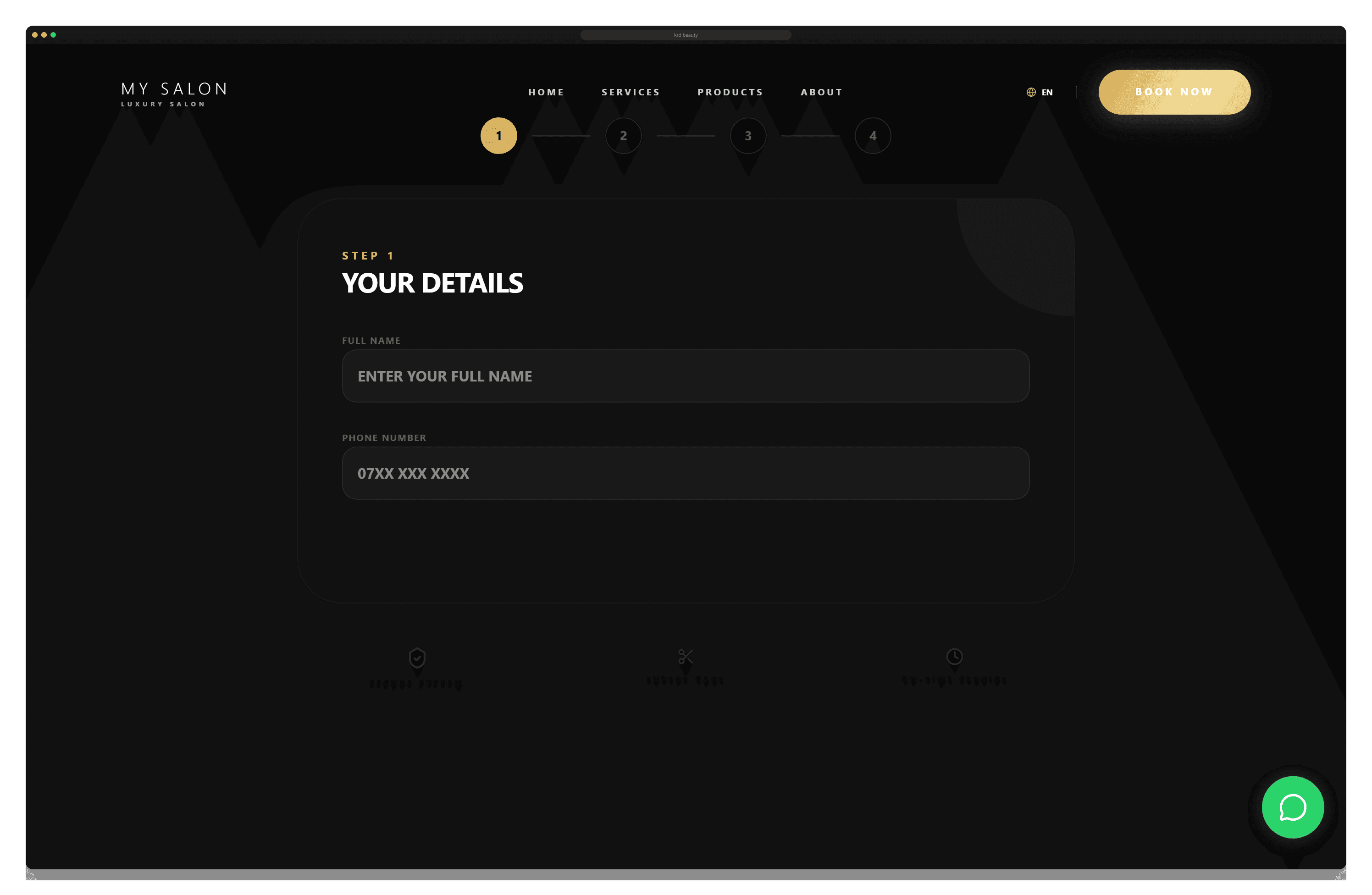 Online booking, on your own site